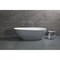 Aqua Eden 71.63 L, 32.88 W, Glossy White/Matte Gray, Solid Surface White Stone VRTOV713422WG - alternate 3